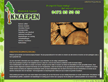 Tablet Screenshot of boomknaepen.be